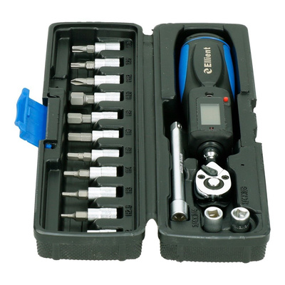 Klucz dynamometryczny 1/4" 6-30Nm z zestawem bitów Ellient Tools CTL00278