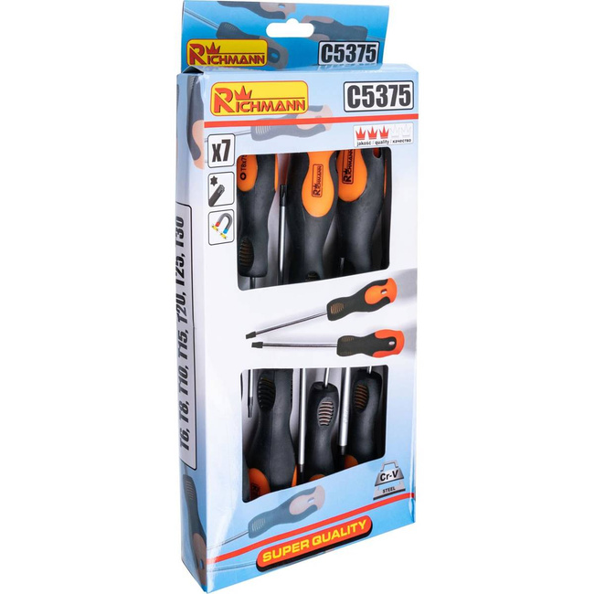 RICHMANN WKRĘTAKI TORX 7 ELEM. T6-T30 CR-MO