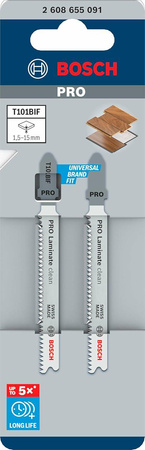 BOSCH BRZESZCZOT T PRO LAMINATE CLEAN T101BIF 83mm /5szt.