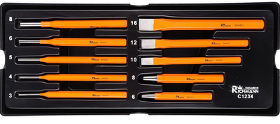 Przecinaki, przebijaki i punktaki 10 szt. Corona Exclusive C1234