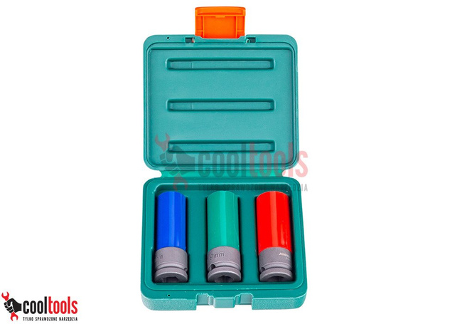 Zestaw kluczy nasadowych udarowych do alu felg 3szt. Jonnesway S18A4103S