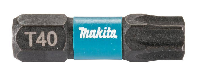 MAKITA KOŃCÓWKA WKRĘTAKOWA T40-25mm /25szt. IMPACT BLACK
