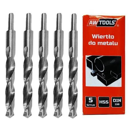 AWTOOLS WIERTŁO METAL BIAŁE PODTACZANE 15,0mm/5szt.