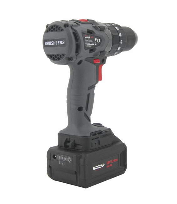 HOOZAR WKRĘTARKA UDAROWA BEZSZCZOTKOWA 18V 2x4.0Ah 55 N.m. CD10BL