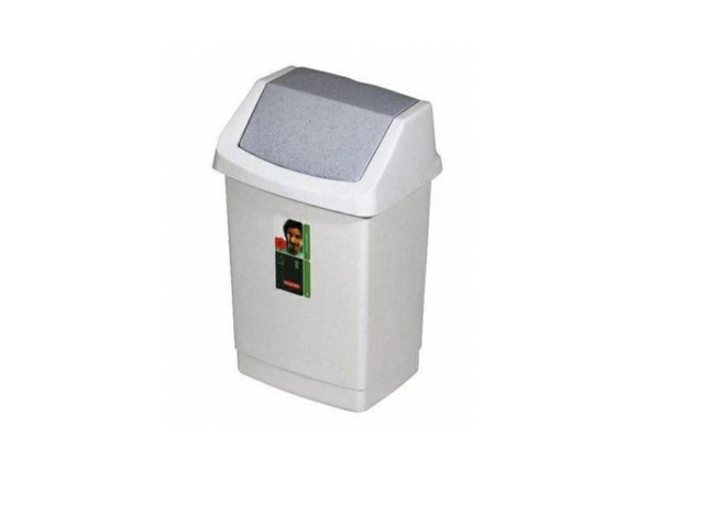 CURVER KOSZ UCHYLNY "CLICK-IT" 50L   /SZARY LUX/ GRANITOWY