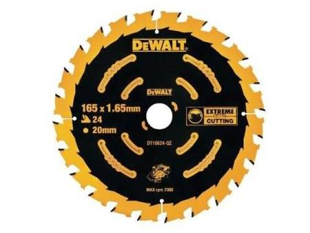 DEWALT PIŁA TARCZOWA DO ZAGŁĘBIARKI 165mmx40zx2,0mm+5`