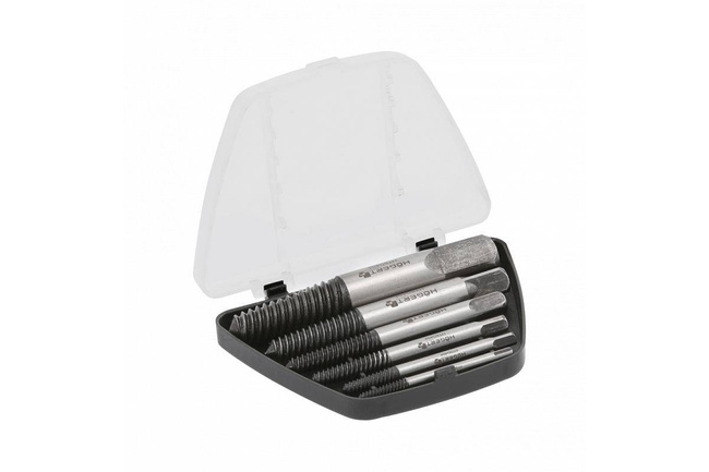 HOEGERT ZESTAW WYKRĘTAKÓW DO URWANYCH ŚRUB / NAKRĘTEK 6 elem.