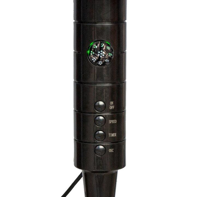 VOLTENO WENTYLATOR PODŁOGOWY CZARNY+ WYŚWIETLACZ 40cm