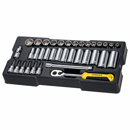 STANLEY ZESTAW KLUCZY  36el. 3/8" TRANSMODULE