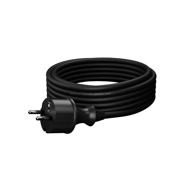 AWTOOLS PRZEWÓD Z WTYCZKĄ 3m 2x0,75 CZARNY H05RR-F