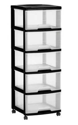 REGAŁ NA KÓŁKACH 5x20L CURVER