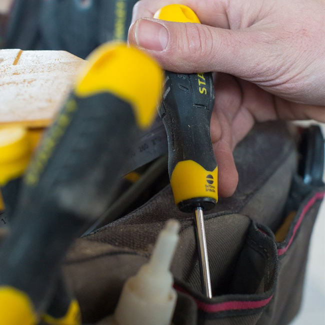 Zestaw wkrętaków płaskich i krzyżakowych Phillips CUSIONGRIP 10 szt. Stanley 65-005
