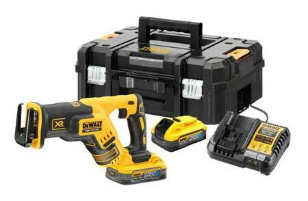 DEWALT PIŁA SZABLASTA  18V DCS367H2T 2x5,0Ah POWERSTACK TSTAK II