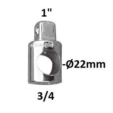 Adapter 3-drożny 3/4" - 1" CL203201 - CHANGLU TOOLS