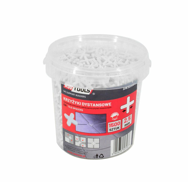 AW KRZYŻYKI DYSTANSOWE 4,0mm / 700szt. WIADERKO