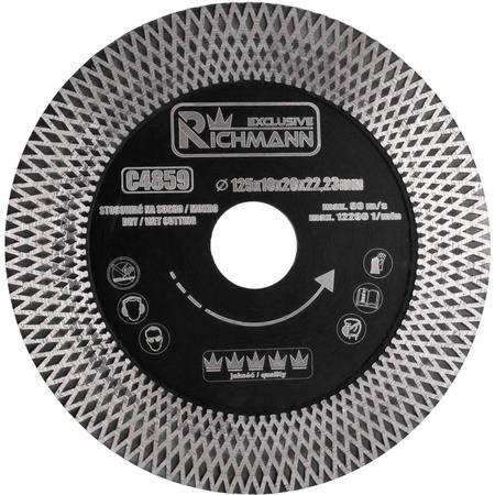 TARCZA DIAM. DO KRAWĘDZI 125x1,9 MM Richmann Exclusive C4859