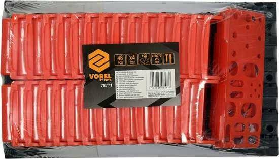 VOREL TABLICA NARZĘDZIOWA Z POJEMNIKAMI 48 CZ