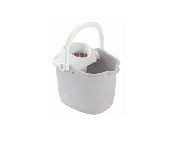 CURVER ZESTAW WIADRO Z WYCISKACZEM 15L  /SZARY LUX