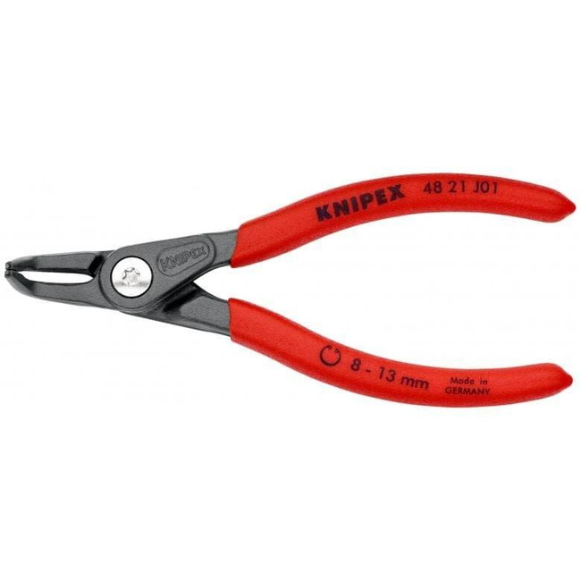 Szczypce do pierścieni zewnętrznych, wewnętrzne, wygięte 130mm (Ø8-13mm) KNIPEX 4821J01