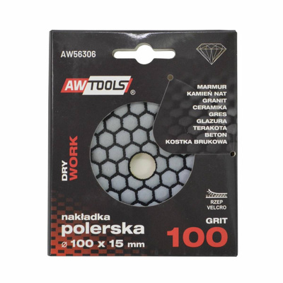 AW NAKŁADKA POLERSKA 100mm  GR. 100 S NA SUCHO
