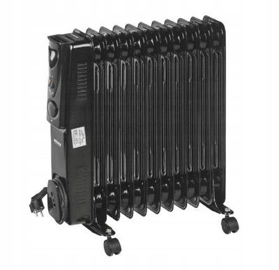 GRZEJNIK OLEJOWY  9-ŻEBEREK 2000W CZARNY
