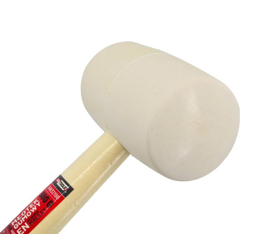 AWTOOLS MŁOTEK GUMOWY TRZON DREWNO BIAŁY 455g