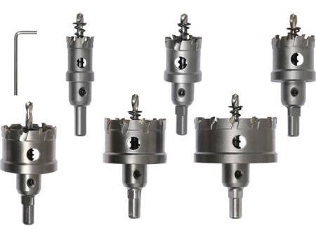 YATO ZESTAW OTWORNIC TCT DO METALU 6szt.