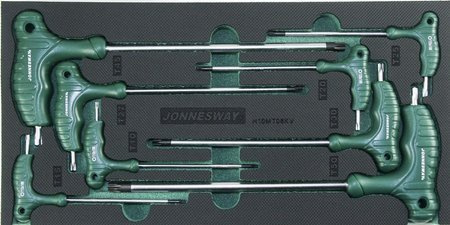 Zestaw kluczy kątowych TORX 8 szt. we wkładce EVA Jonnesway H10MT08KV