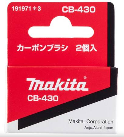CZ.MAKITA SZCZOTKI WĘGLOWE CB-430 2szt.