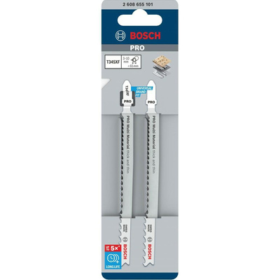 BOSCH BRZESZCZOT T PRO MULTI MATERIAL THICK AND THIN T345XF 132 mm /2szt.