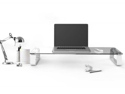 SOS 5000 TABLETOP MONITOR RISER STELL