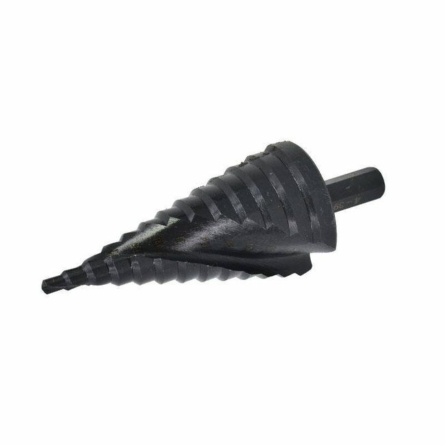 AW WIERTŁO STOPNIOWE SPIRALNE/ 4-22mm/ AICrN/ CZARNE