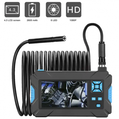 P305 Endoskop z LCD Ø 5,5mm, 5m