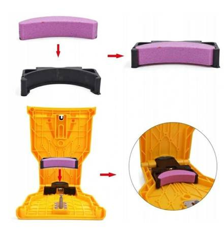 OSTRZARKA DO ŁAŃCUCHA RĘCZNA /SILVER