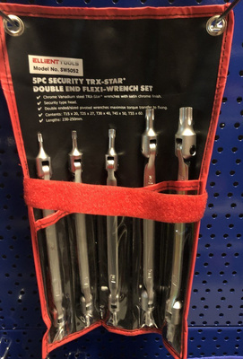 Zestaw kluczy przegubowych T15-T60 5 szt. Ellient Tools CTL00308
