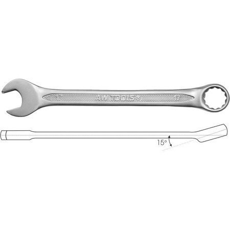 AWTOOLS KLUCZ PŁASKO-OCZKOWY CrV DIN3113 ROZMIAR: 17 (MM)
