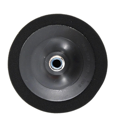 AWTOOLS DYSK 125mm POLERSKI GĄBKA CZARNA  M14 MIĘKKA