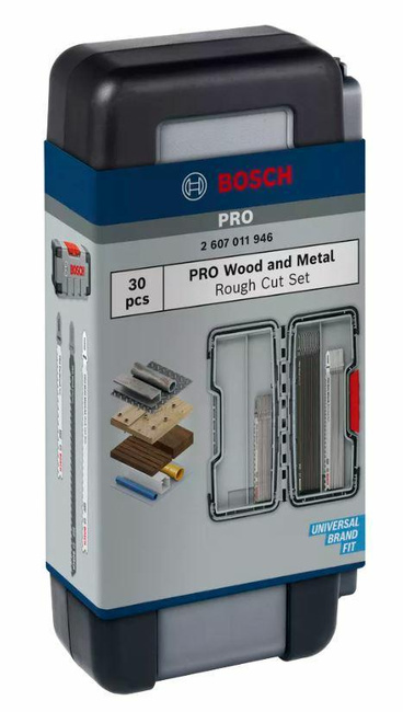 BOSCH BRZESZCZOT T ZESTAW PRO WOOD AND METAL ROUGH CUT 100mm 30szt.