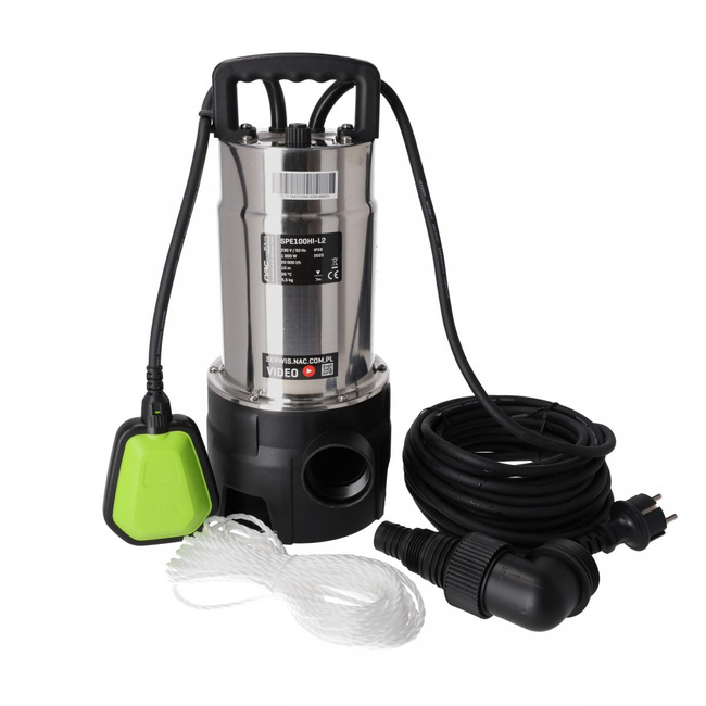 NAC POMPA DO WODY BRUDNEJ 1000W SPE100HI-L2