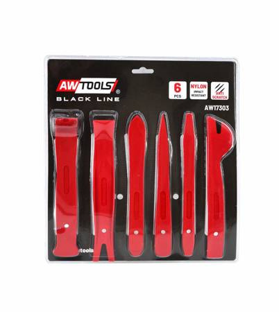 AWTOOLS ZESTAW ŚCIĄGACZY DO TAPICERKI NYLON  6cz.