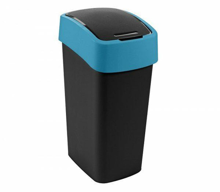 CURVER KOSZ NA ŚMIECI FLIP BIN 25L /CZARNY /NIEBIESKI