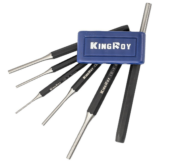 Zestaw wybijaków cylindrycznych 2-8 mm 6 szt. King Roy CTL00116