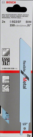 BOSCH BRZESZCZOT DO PIŁY SZABLASTEJ S922EF /2szt. 150mm