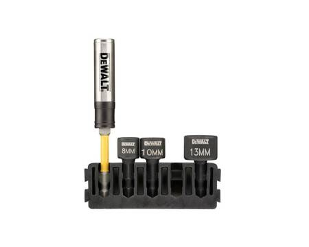 DEWALT ZESTAW NASADEK UDAROWYCH  3cz. +UCHWYT 1/4"