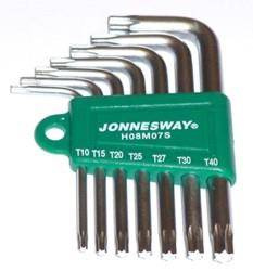JONNESWAY KLUCZ TORX TYP "L" KOMPLET  7cz. KRÓTKIE    H08M07S