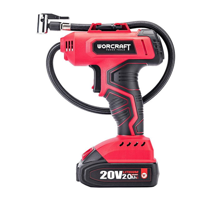 Akumulatorowa pompa powietrza / sprężarka Li-ion 20V CACS20LiG - WORCRAFT