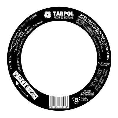 TARPOL TARNIK PROMIENIOWY-A  120/15mm T-94 WYPUKŁY R15