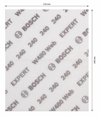 BOSCH GĄBKA ŚCIERNA P240 /2szt.