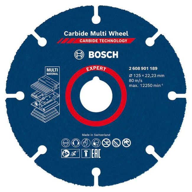 BOSCH TARCZA UNIWERSALNA 125mm DREWNO,PLASTIK,GIPS EXPERT CMW