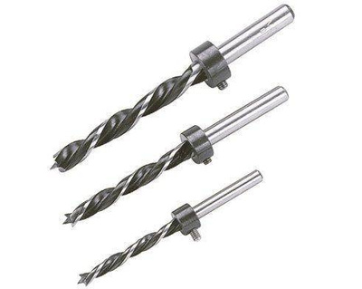 WOLFCRAFT ZESTAW WIERTEŁ DO POŁĄCZEŃ KOŁKOWYCH 6,8,10mm + OGRANICZNIKI